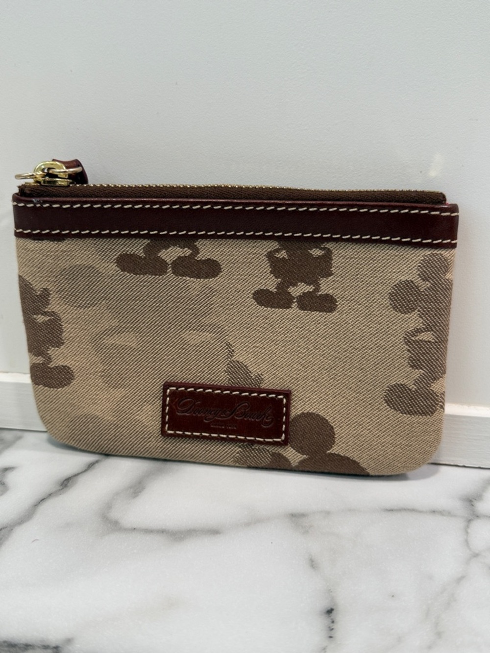 Disney Parks X Dooney & Bourke Mickey Mouse tonal Wristlet
